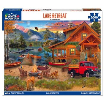 White Mountain Puzzles Lake Retreat 1000 pc