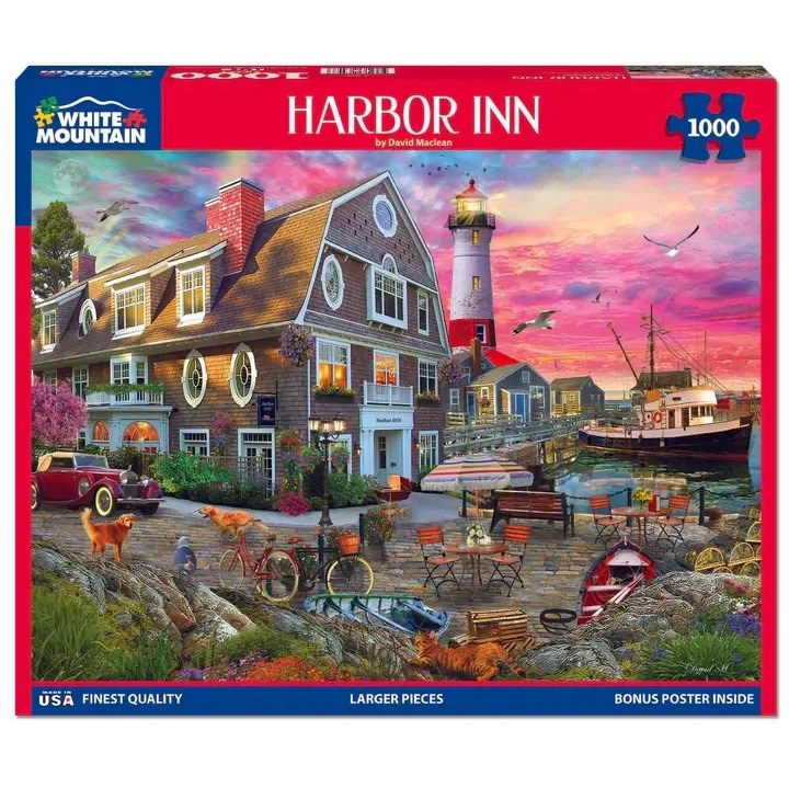 White Mountain Puzzles Harbor Inn 1000 pc