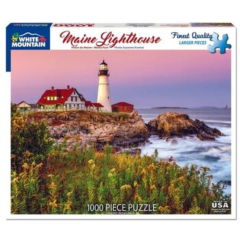 White Mountain Puzzles Maine Lighthouse 1000 pc