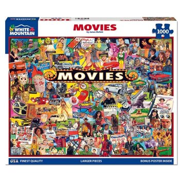 White Mountain Puzzles The Movies 1000 pc