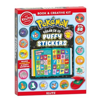 KLUTZ Klutz Pokemon Color-In 3D Puffy Stickers