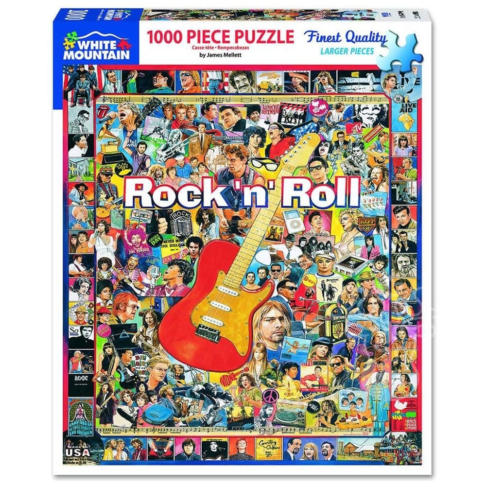 White Mountain Puzzles Rock 'n' Roll 1000 pc