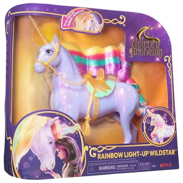 Unicorn Academy Unicorn Academy, Interactive  Rainbow Light-up Wildstar