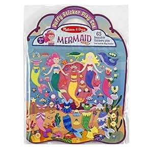 Melissa & Doug Puffy Sticker Playset: Mermaid