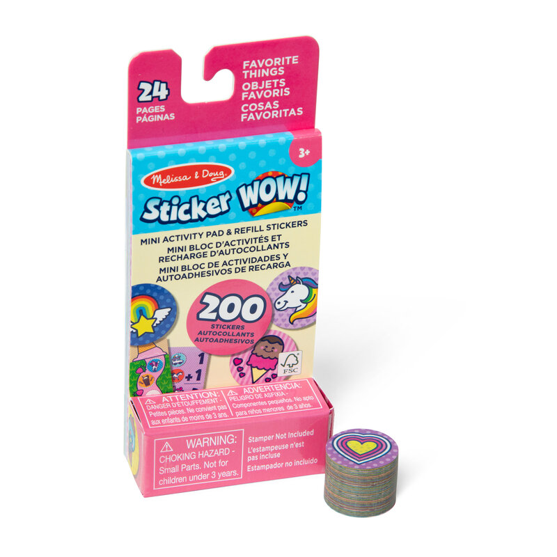 Melissa & Doug Sticker WOW! Refill Stickers - Favorite Things