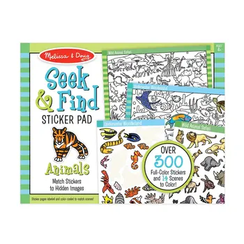 Melissa & Doug Seek & Find Sticker Pad- Animal