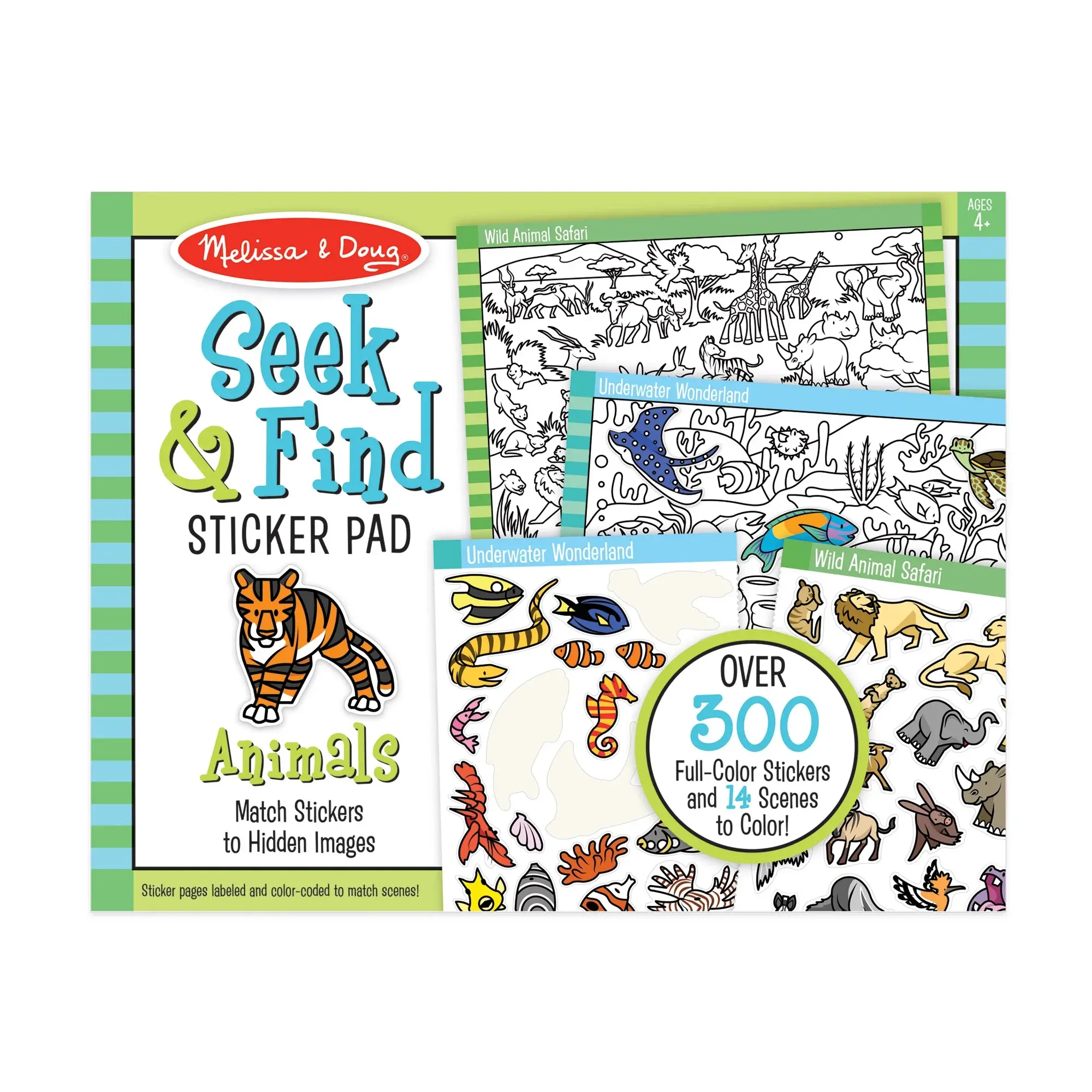 Melissa & Doug Seek & Find Sticker Pad- Animal