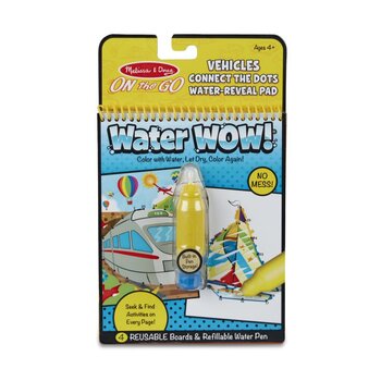 Melissa & Doug x Water Wow Connect the Dots - Vehicles