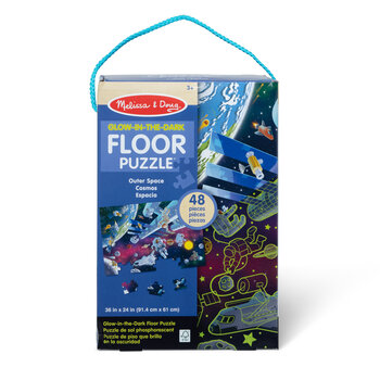 Melissa & Doug Outer Space Glow-in-the Dark Floor Puzzle