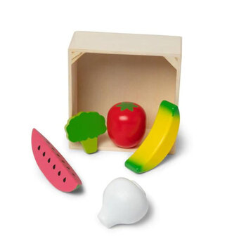 Melissa & Doug Wooden Food Groups Play Set- Produce