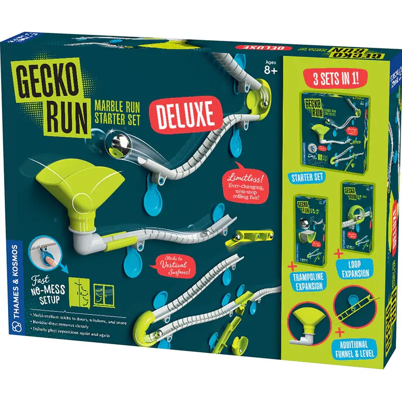 Thames and Kosmos Gecko Run Marble Run Deluxe Starter Set