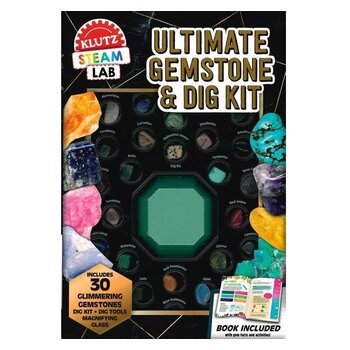 KLUTZ KLUTZ: STEAM LAB ULTIMATE GEMSTONE AND DIG KIT