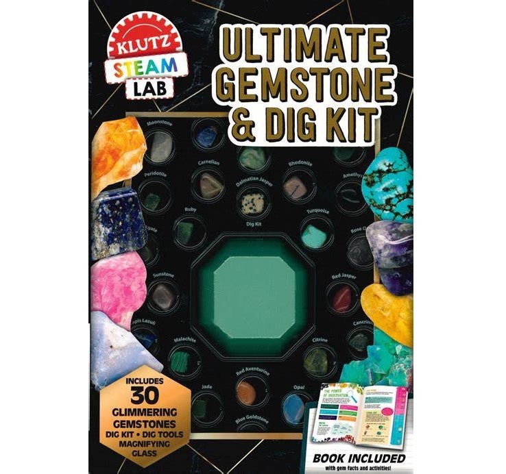 KLUTZ KLUTZ: STEAM LAB ULTIMATE GEMSTONE AND DIG KIT
