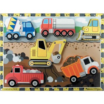 Melissa & Doug Construction Chunky Puzzle