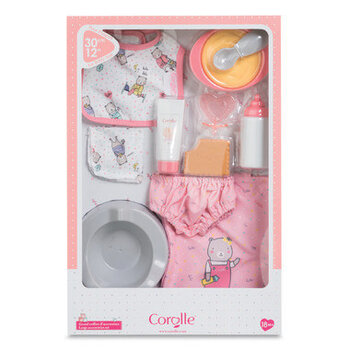 Corolle BB12" Pink Large Accessories Set
