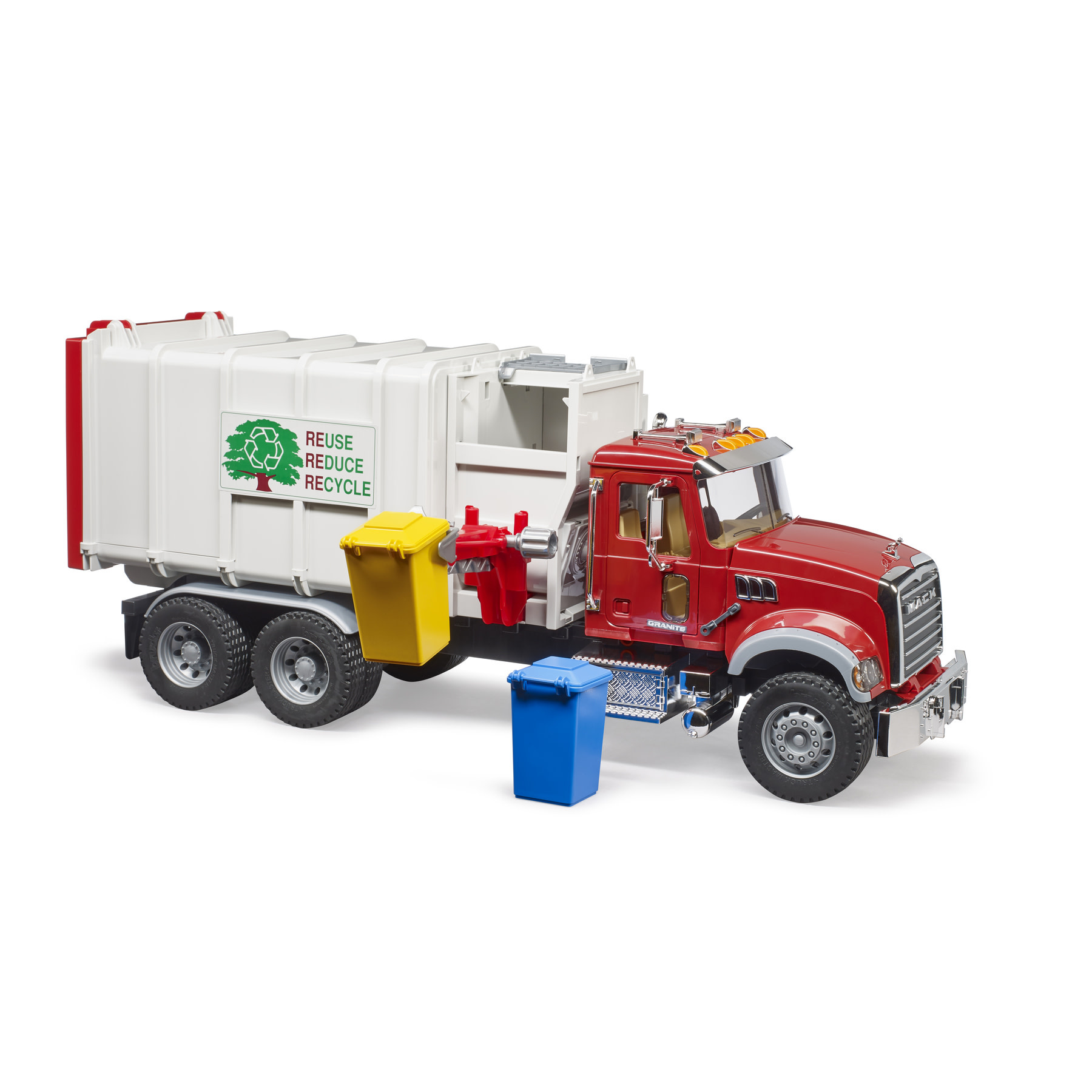 Bruder Mack Granite Side Loading Garbage Truck