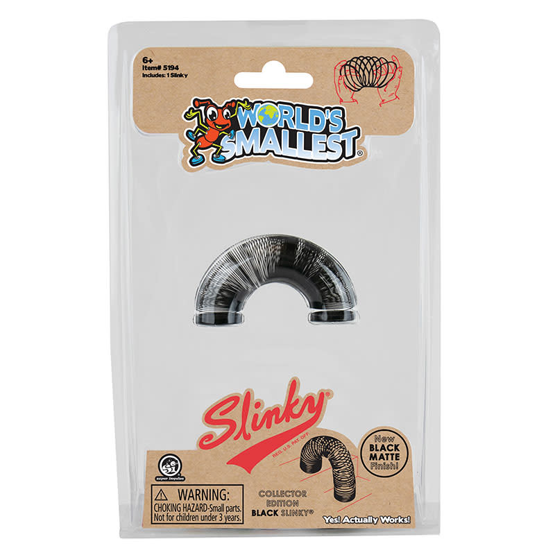World's Smallest World's Smallest Collector Edition Black Slinky