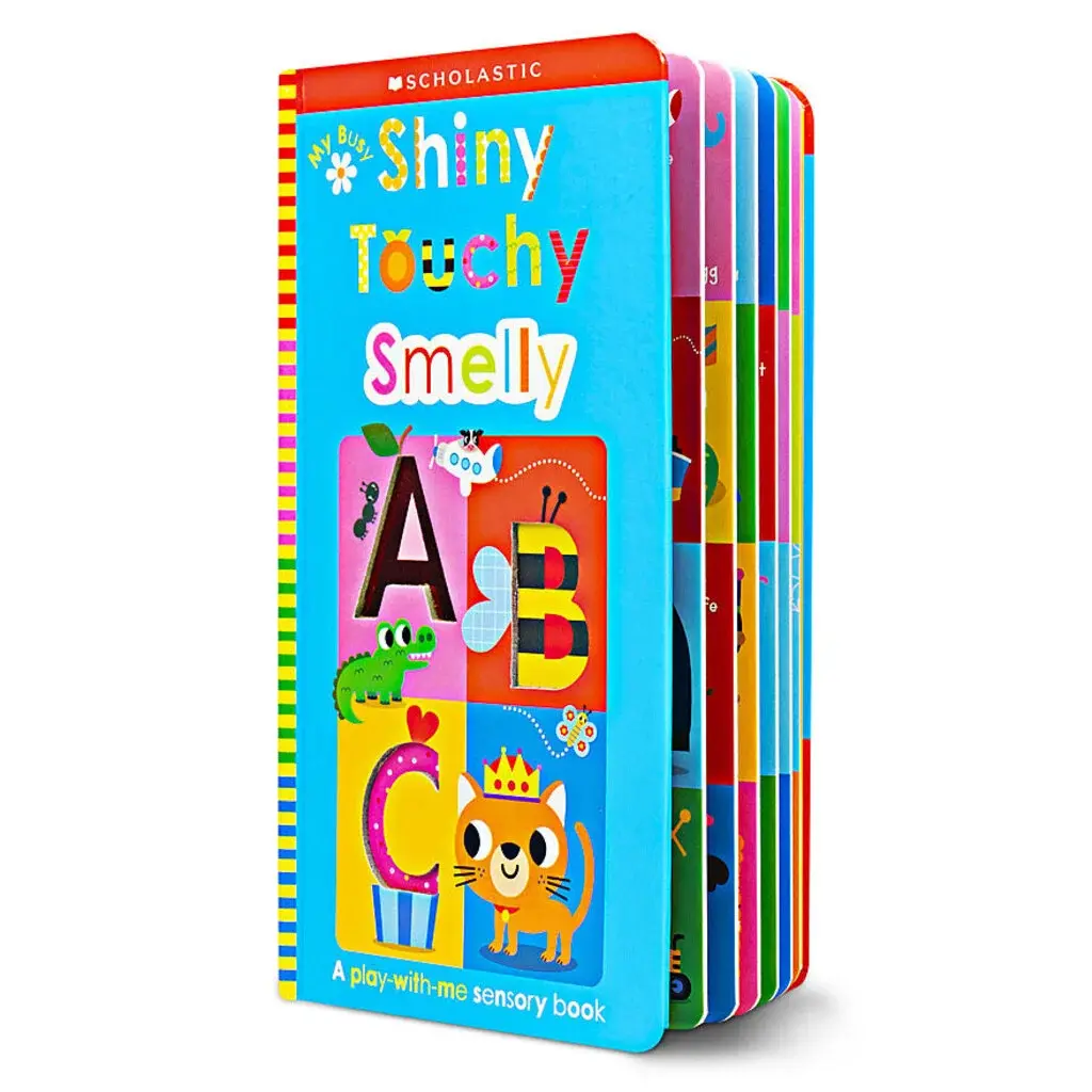 Scholastic My Busy Shiny Touchy Smelly ABC Sensory Book