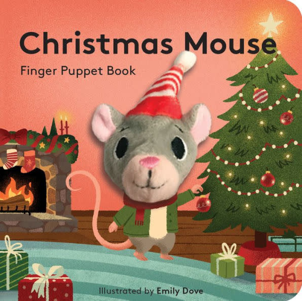 Chronicle Christmas Mouse: Finger Puppet  Book