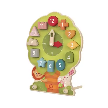 Bababoo and friends Wonder Tree Shape Sorting Clock