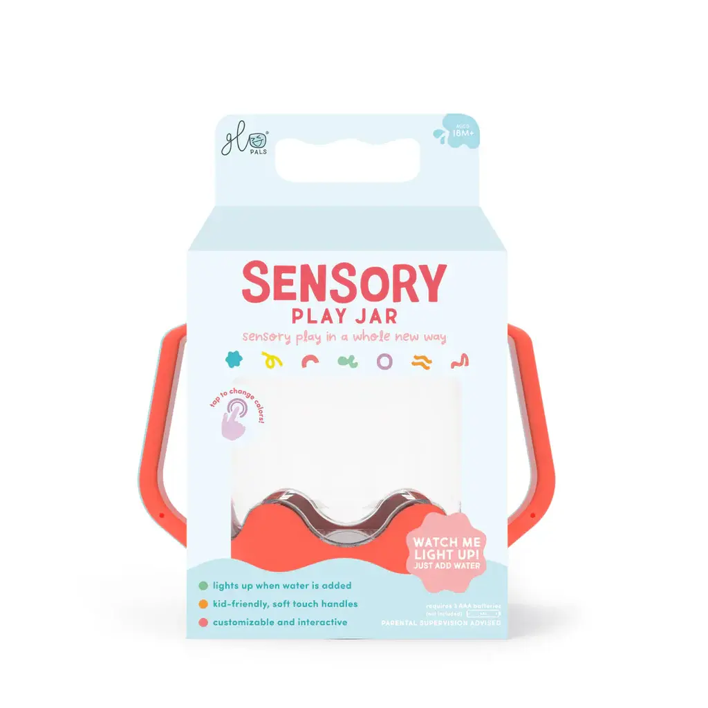 Glo Pals Sensory Jar - coral