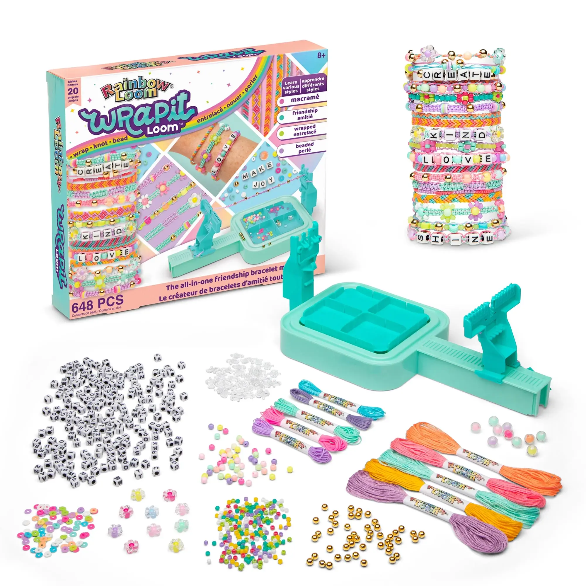 Rainbow Loom Wrapit Loom Friendship Bracelet Maker