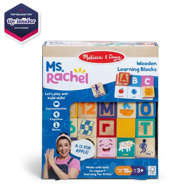 Melissa & Doug Ms. Rachel Blocks & Cards
