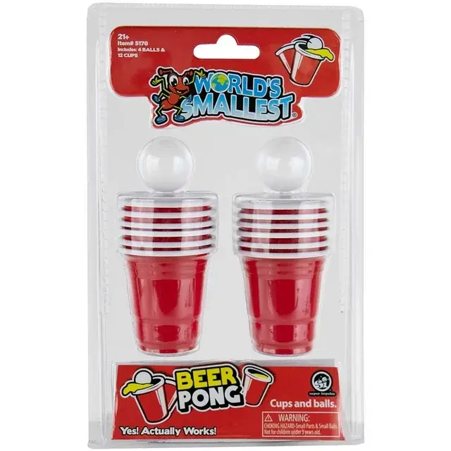 World's Smallest World's Smallest Beer Pong