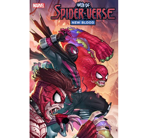 Marvel WEB OF SPIDER-VERSE: NEW BLOOD #1 ARIO ANINDITO CONNECTING VARIANT