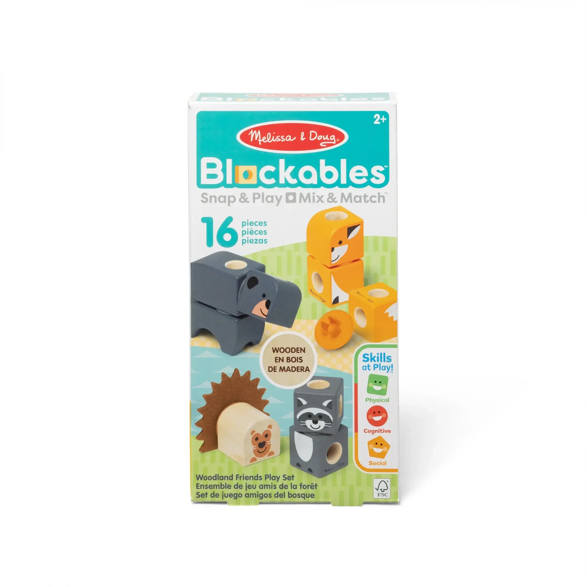 Melissa & Doug Blockables Woodland Creatures