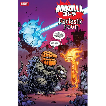 Marvel GODZILLA VS. FANTASTIC FOUR #1 SKOTTIE YOUNG VARIANT