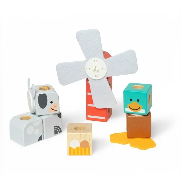Melissa & Doug Blockables Farm Friends