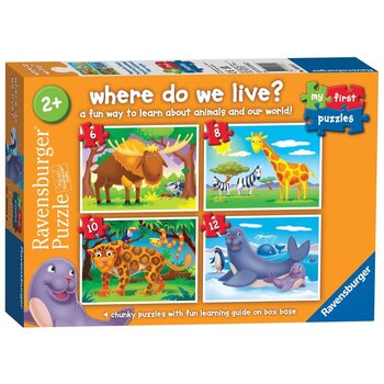 Ravensburger My First Puzzle Where Do We Live?
