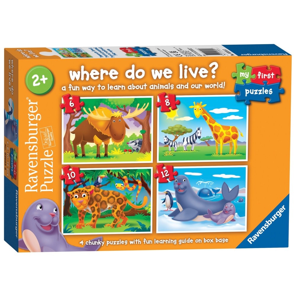 Ravensburger My First Puzzle Where Do We Live?