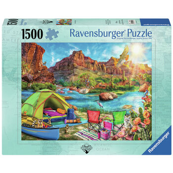 Ravensburger Canyon Camping 1500 pc Puzzle