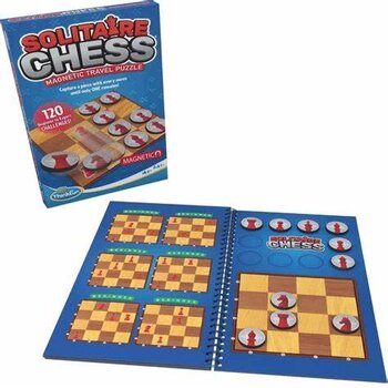 Think Fun Solitaire CHESS magnetic travel