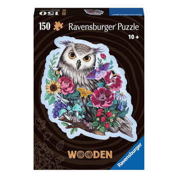Ravensburger WOOD Mysterious Owl 150 pc Shape Puzzle