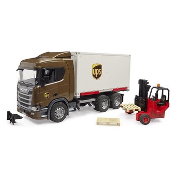 Bruder Scania Super 560R UPS Logistics Truck