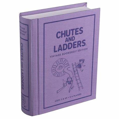 WS Games Chutes and Ladders Bookshelf Edition