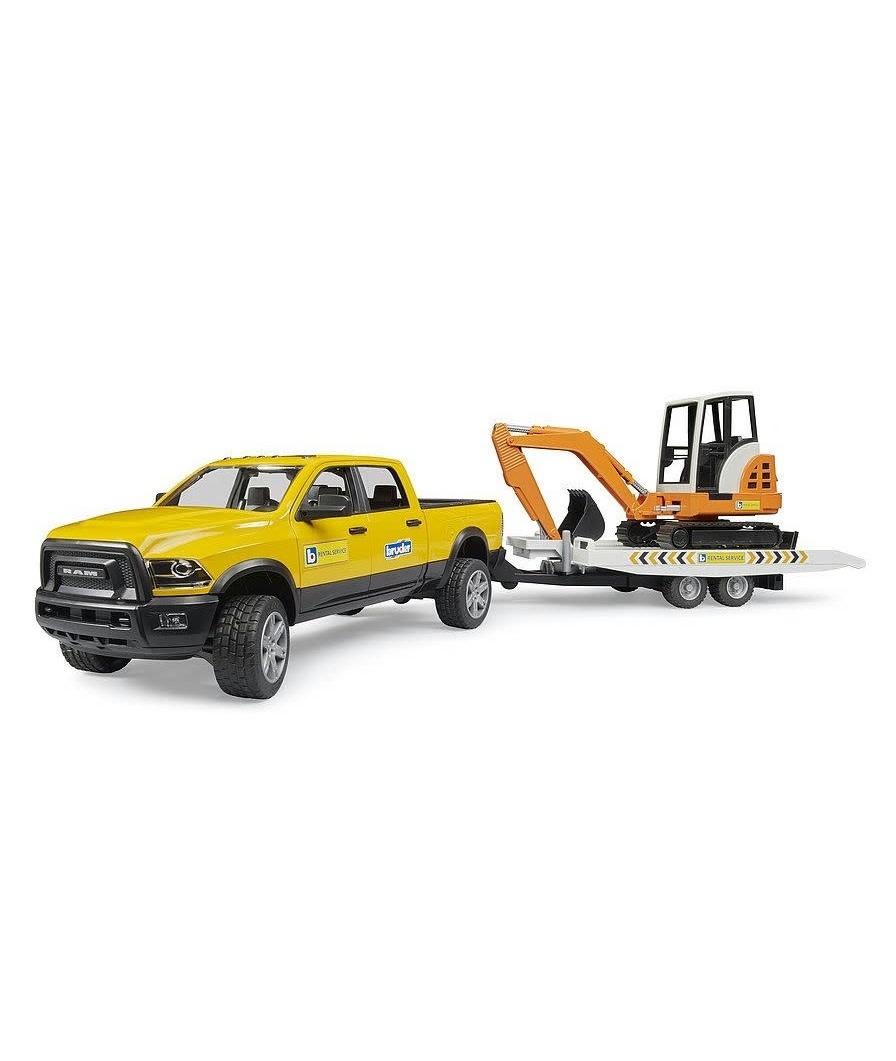 Bruder Ram Rental Service w mini excavator