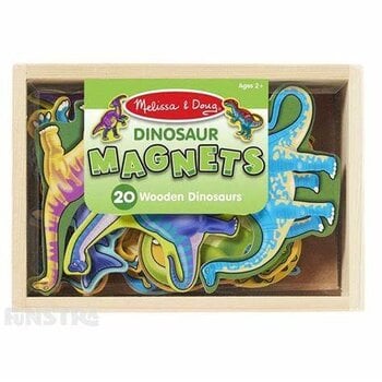 Melissa & Doug Wooden Dinosaur Magnets