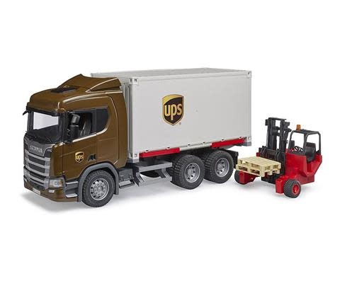 Bruder Scania Super 560R UPS Logistics Truck