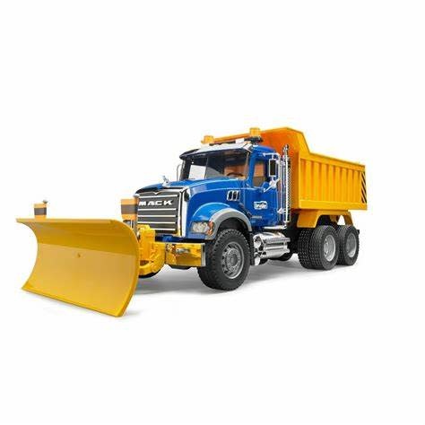 Bruder MACK Granite Dump Truck w/Plow