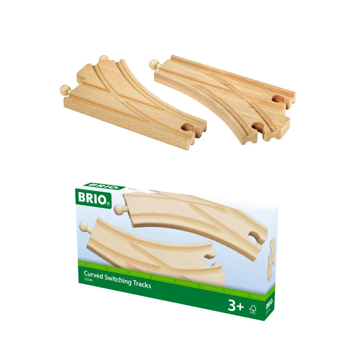 BRIO BRIO Curved Switching Track pack