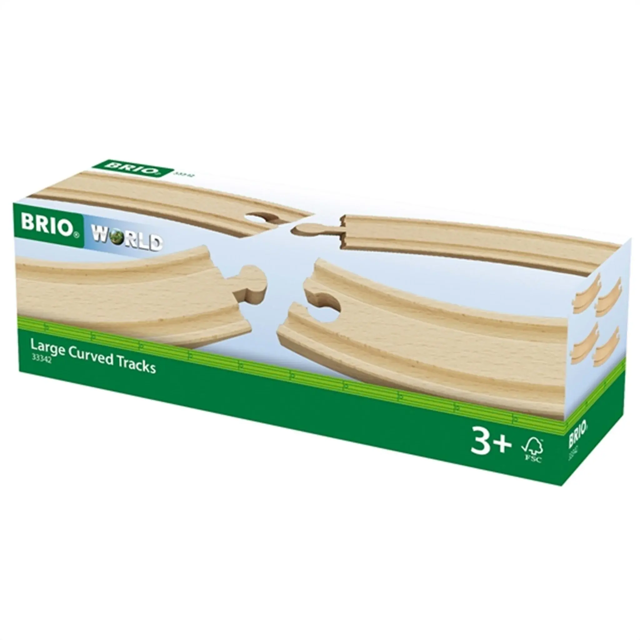 BRIO x BRIO Large Curved Track pack