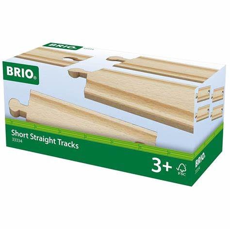 BRIO x BRIO Short Straight Tracks pack