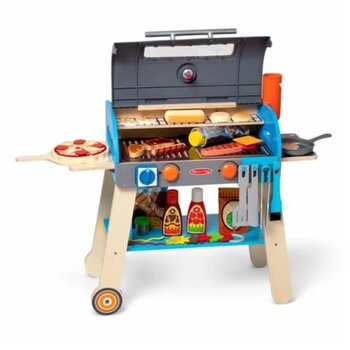 Melissa & Doug Deluxe Grill & Pizza Oven Play Set