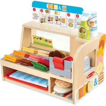 Melissa & Doug Slice & Stack Sandwich Counter