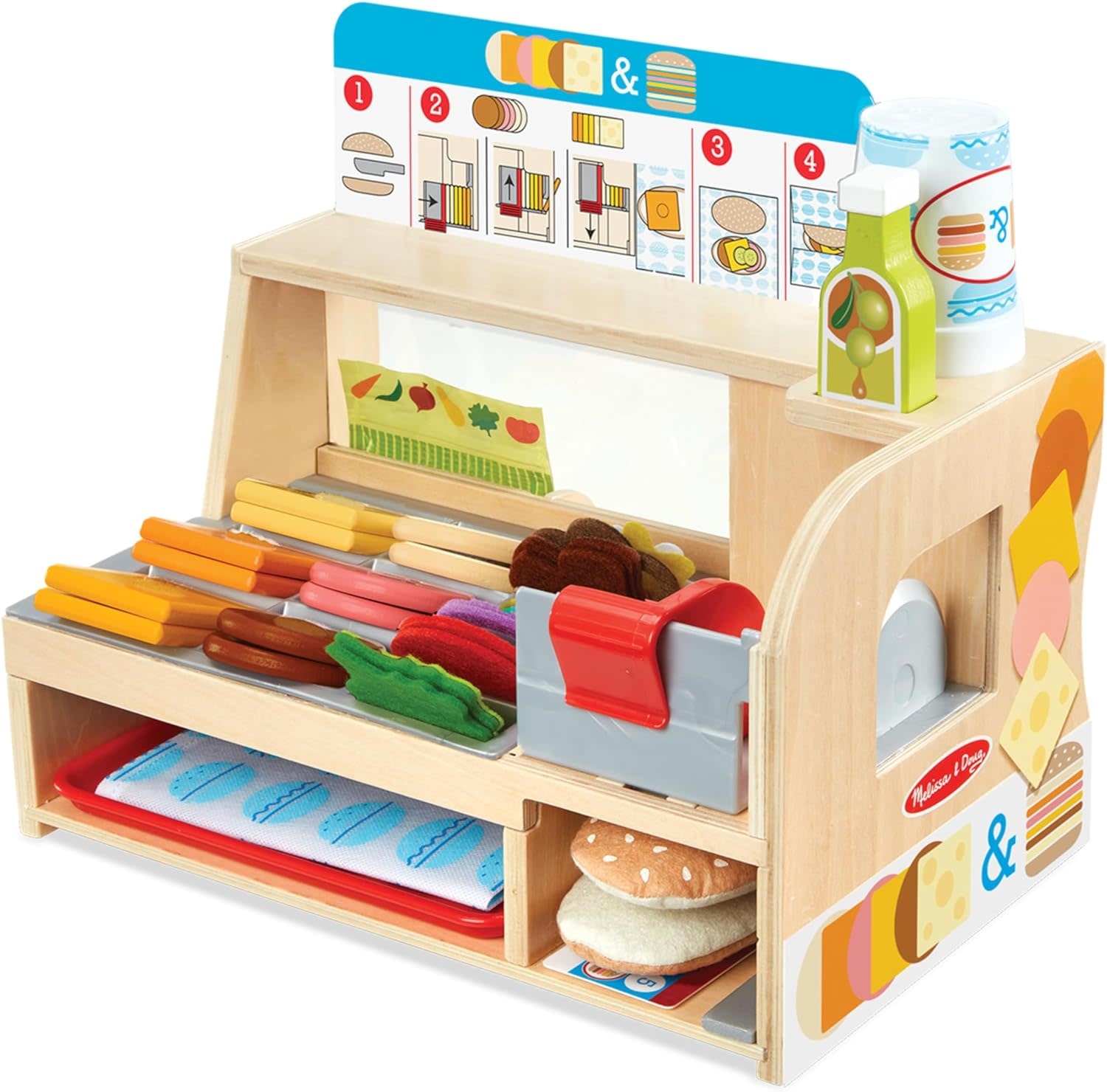 Melissa & Doug Slice & Stack Sandwich Counter