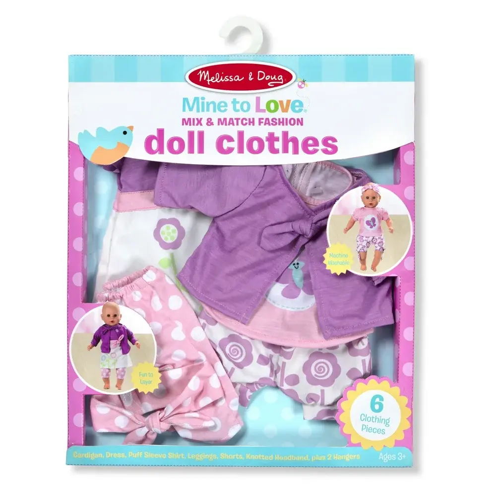 Melissa & Doug Mix & Match Fashion Doll Clothes